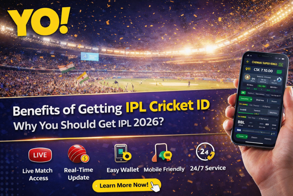Benefits of Getting IPL Cricket ID 2026 with YO Logo – Live Match, Real-Time Updates, Secure Access