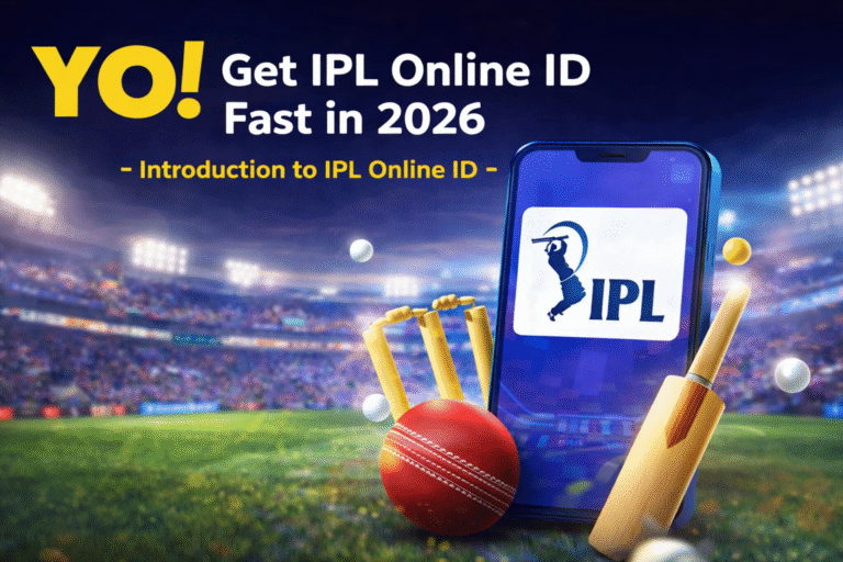 Get IPL Online ID fast in 2026 with YO logo – easy registration and instant access guide