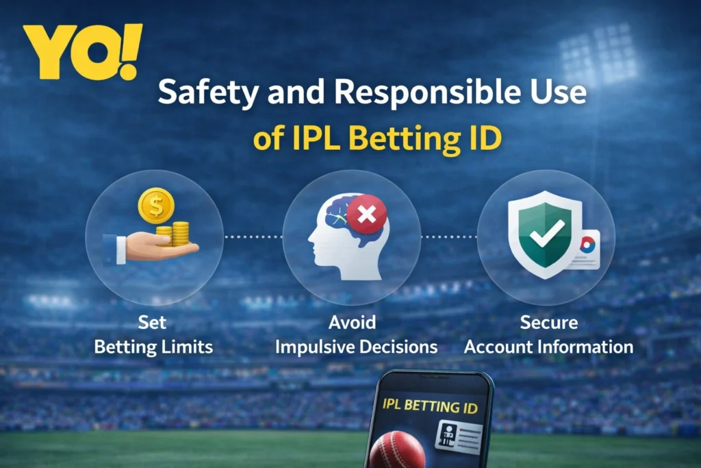 Safety and responsible use of IPL Betting ID with secure betting practices and logo