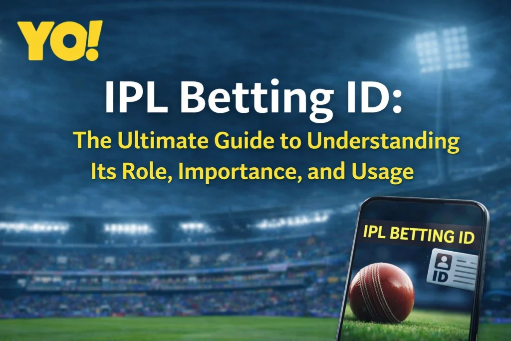 IPL Betting ID guide banner with logo representing online cricket betting account access