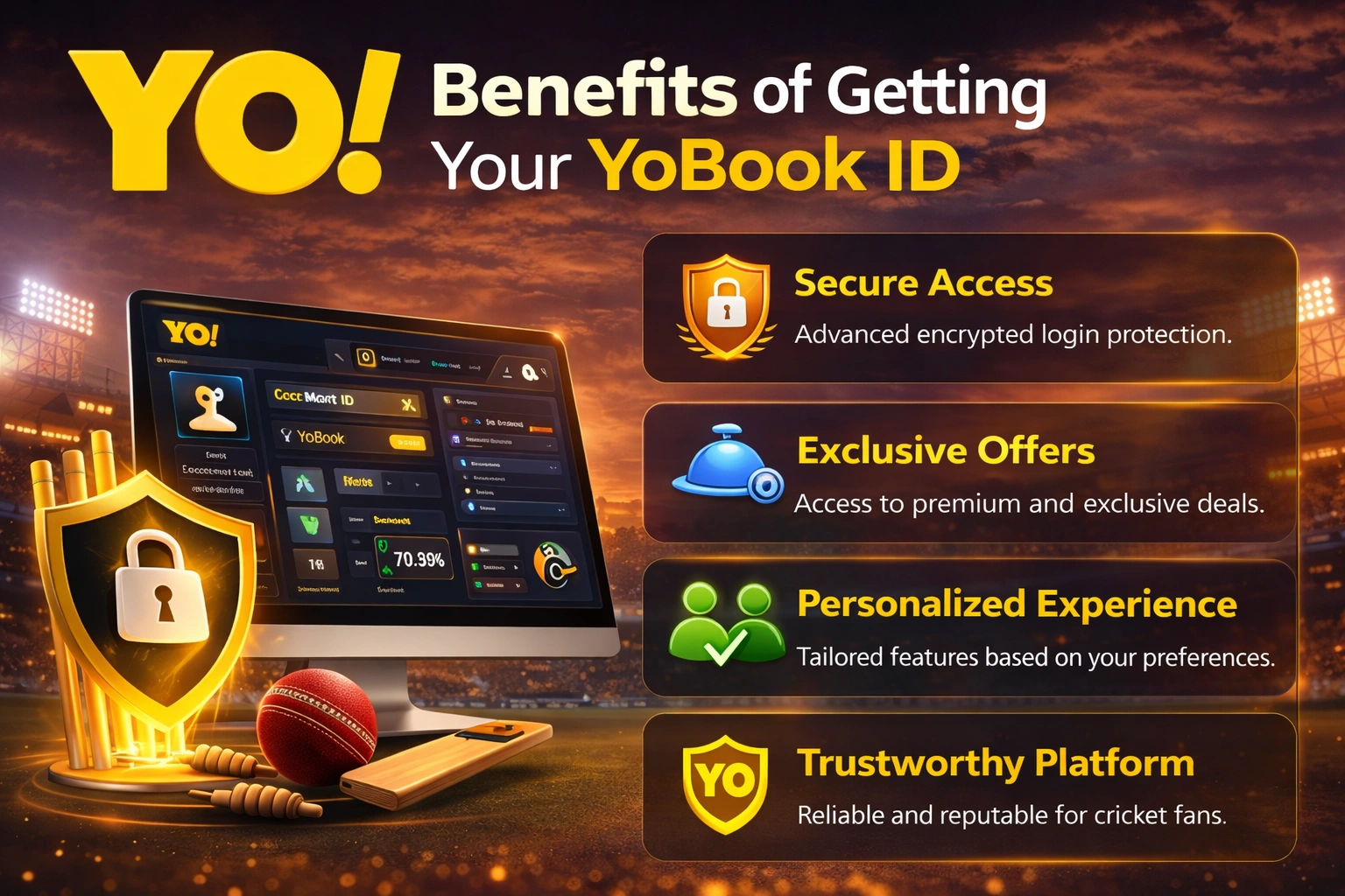 Benefits of Getting Your YoBook ID banner with secure access and premium platform features