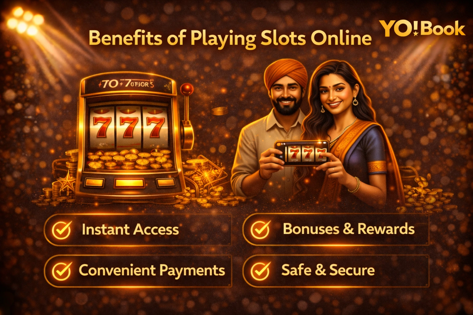 Benefits of playing slots online on YoBook Games