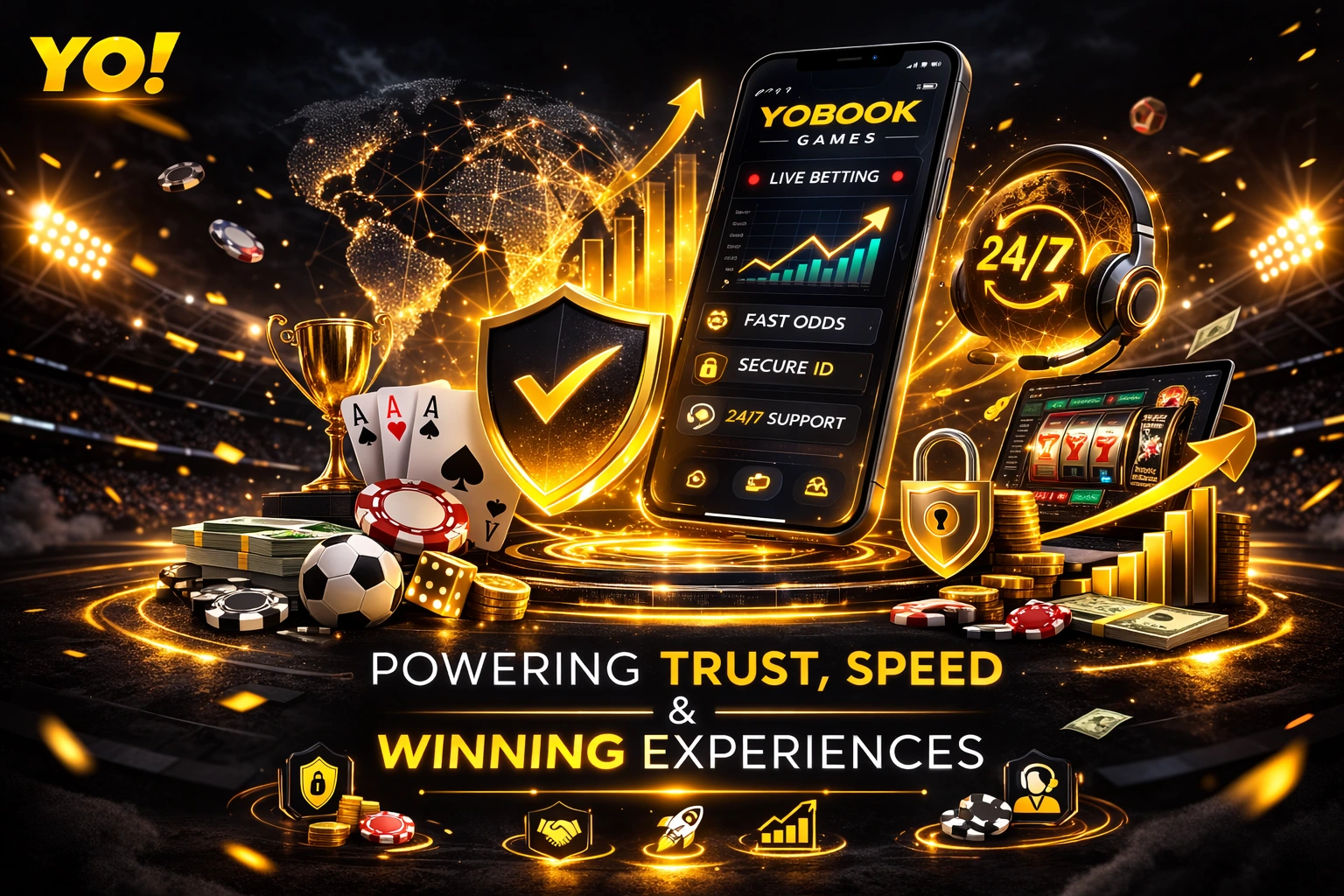 YoBook Games fast secure transparent betting experience banner