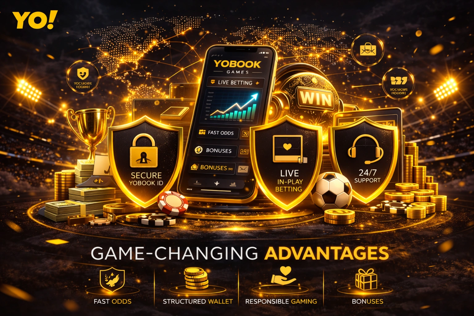 YoBook Games game-changing advantages secure ID fast odds live betting banner