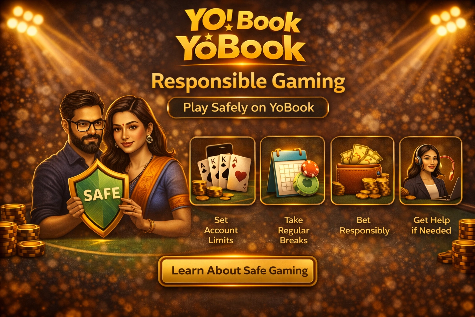 Responsible gaming guide on YoBook Games