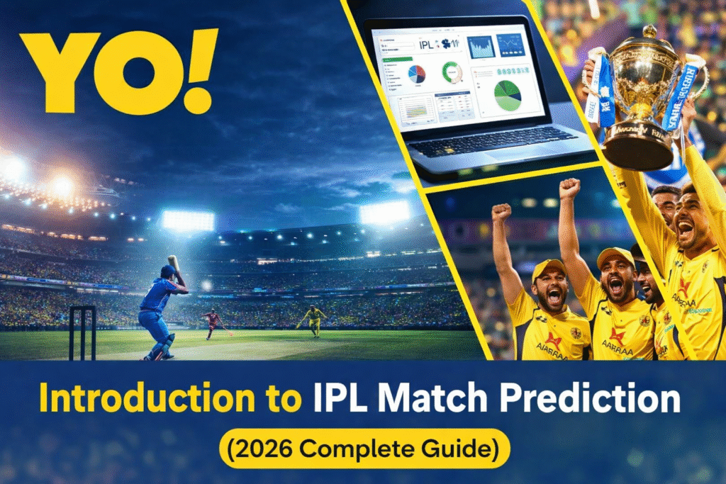 IPL Match Prediction 2026 introduction guide with pitch analysis, team stats, and cricket strategy insights